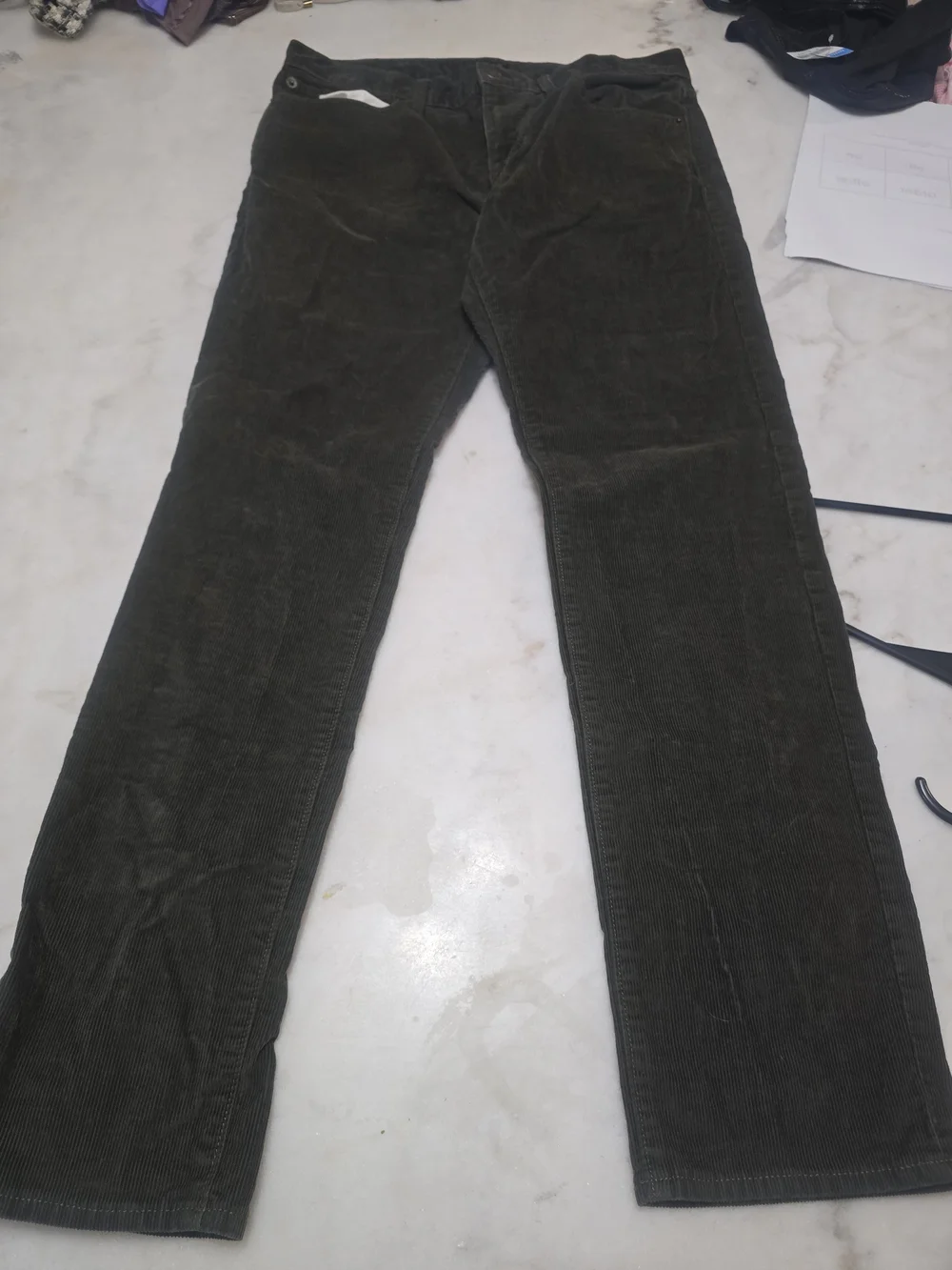 J. Crew Slim Olive Green Corduroy Jeans for Men